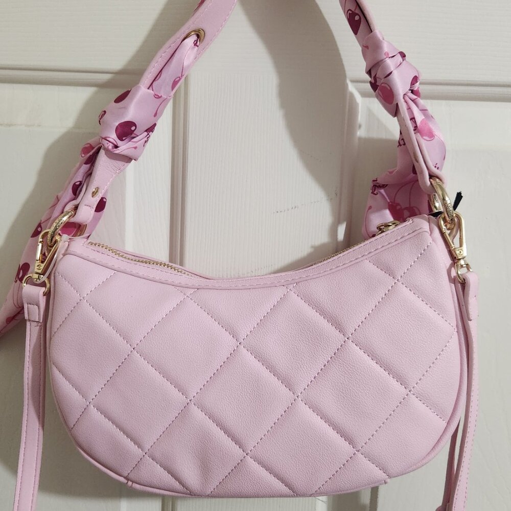 Juicy Couture Pale Pink Quilted Shoulder Bag with Gold Hardware - Picture 7 of 9